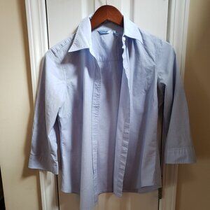 IZOD Boys Blue Buttoned Collar Shirt